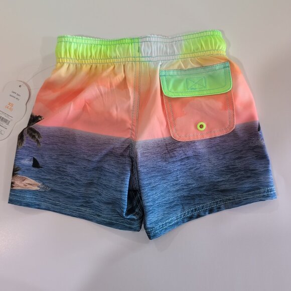 Wonder Nation UPF 50 Plus Quick Dry Swim Shorts XS (4-5) - Picture 1 of 5